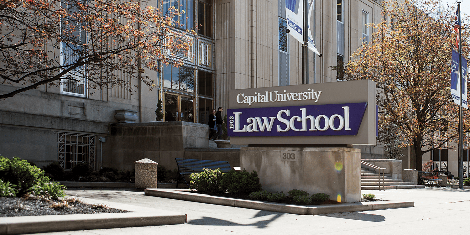 Law School Building And Sign